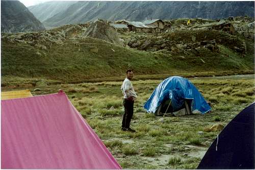 Amit, by his tent