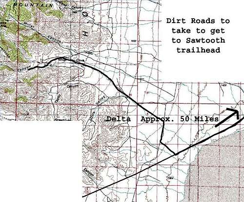 This map shows which dirt...
