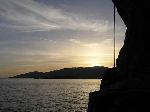 Rope at Sunset