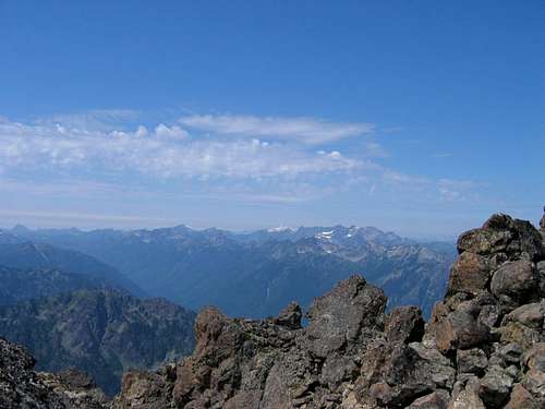 Looking N. from S. Brother summit