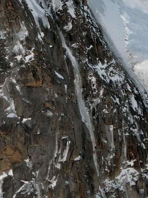 A Close up of the steepest...