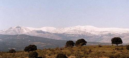 Sierra de Guadarrama from Monte del Pardo (2)
