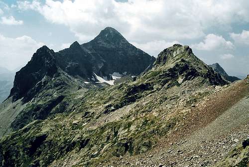 Eastern Face of Arriel seen from the Col du Palas
