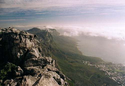 View from the summit of Table Mountain