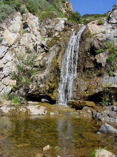 Waterfall near La Jolla Canyon