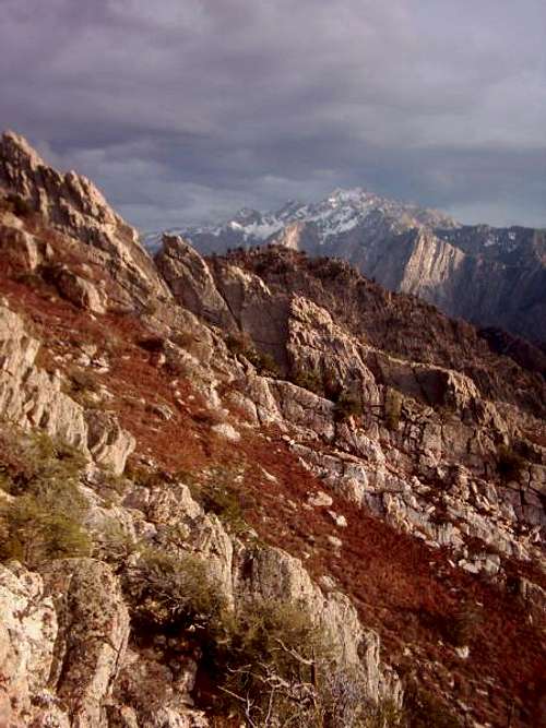 From the summit of Mt. Olympus West Slabs
