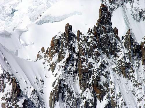 L'arête de la Fourche...