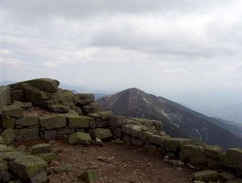 Franconia Ridge Looking South From Lafayette
