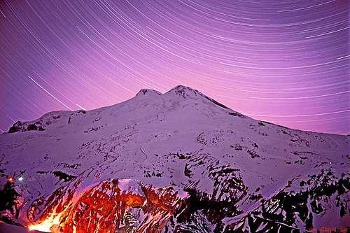 Elbrus with a stars...