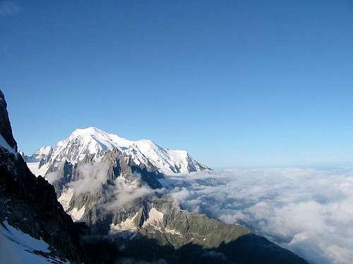 Classic view of Mont Blanc...