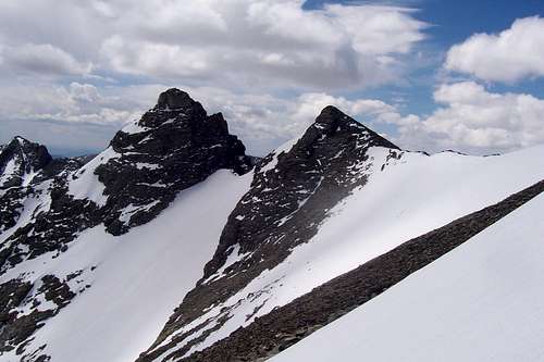 Navajo Peak and Snowfield