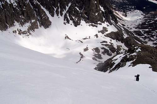 Isabelle Glacier and Queen's Way couloir