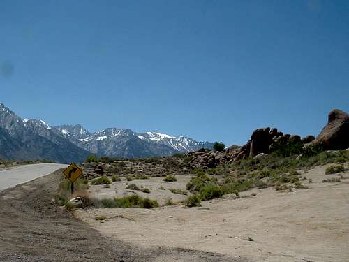 On returning to Lone Pine, from Portal