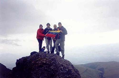Summit of Pasochoa. April, 2002