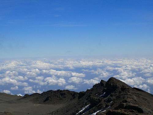 View from Uhuru Peak