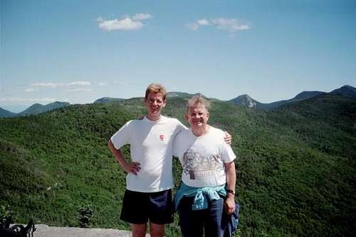 My dad and I atop Phelps
...