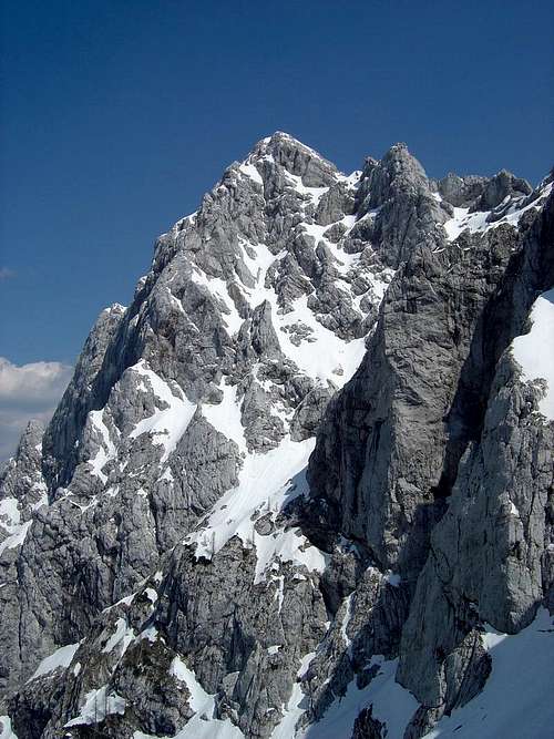 NW face of Ojstrica