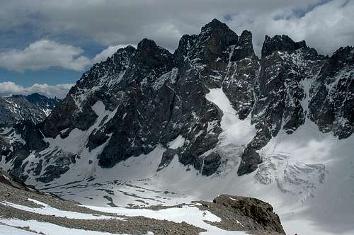 Glacier Noir side of Pelvoux group