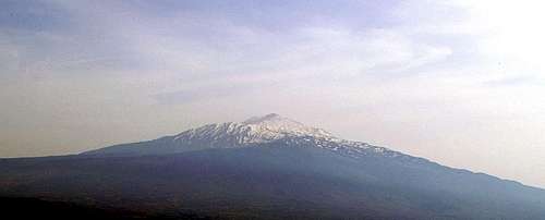 Monte Etna seen from Portella Mandrazzi