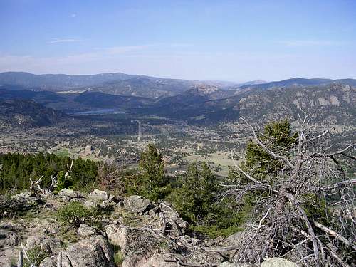 Looking north from Lily Mountain