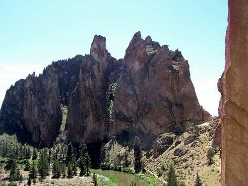 Smith rock formation, Smith rock state park.