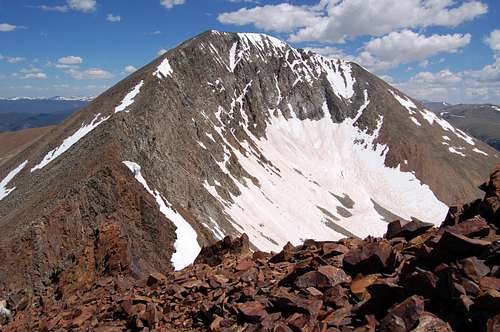 Mount Guyot from the south
