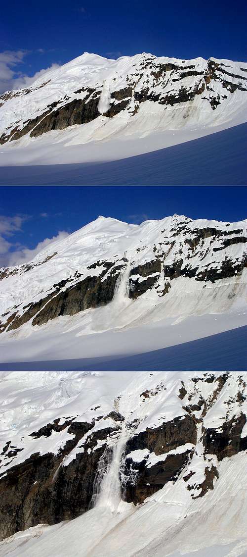 Avalanches Sequence on Mt. Barille