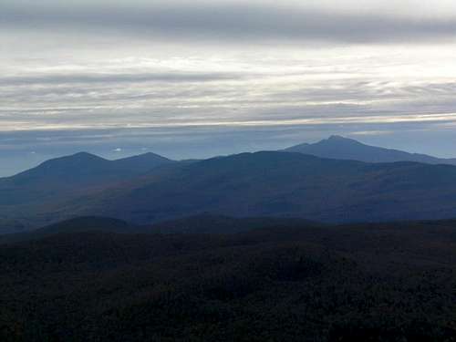 Whiteface (l) and Mansfield (r)