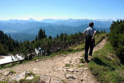 Benediktenwand - back on the trail