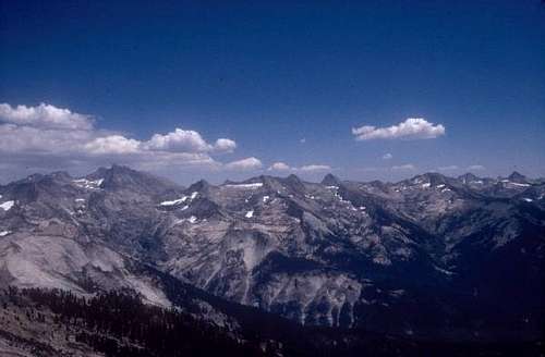 Great Western Divide as seen from Alta Peak