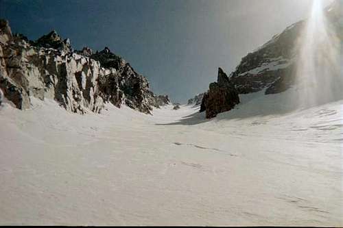 The North Couloir of Mt. Mary...