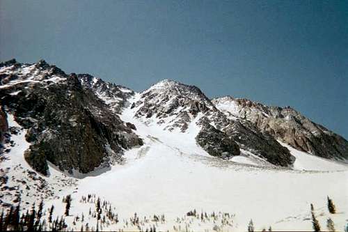 The North Couloir of Mt Mary...