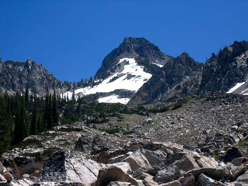 Baron Peak from the west