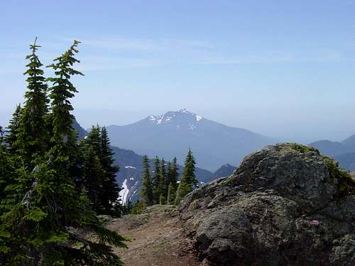 Mount Pilchuck viewed from Mount Dickerman Summit