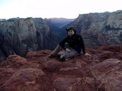 Dustiano on Zion's Observation Point