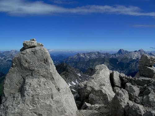 From the summit of Krn