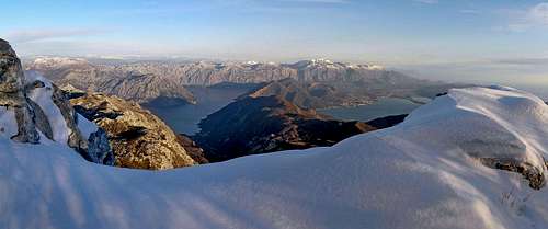 Panoramic view from Rt (1403 m)