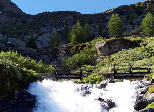 Il torrente Les Laures