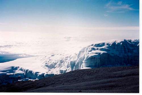 The glaciers and clouds...