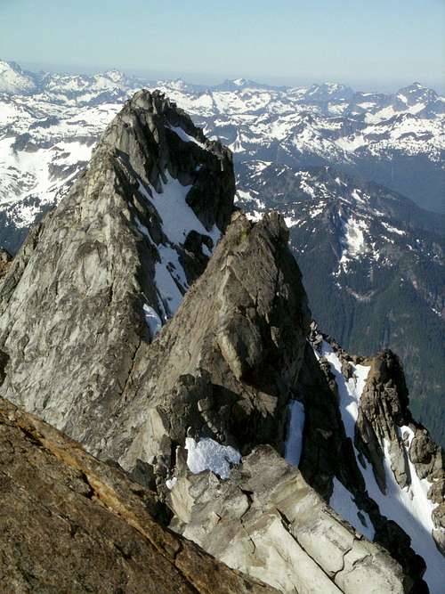 Summit ridge of Dome