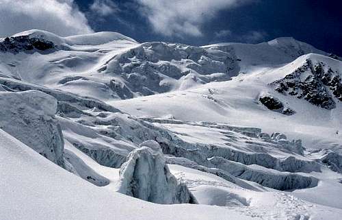 seracs of the Forni glacier...