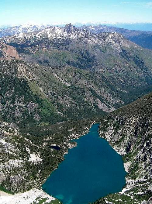 Colchuck Lake from Dragontail Summit