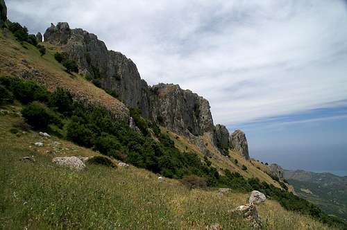 Monte Macabubbo north-west ridge