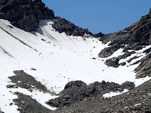 Il colle della Comba Sorda (2837 m)