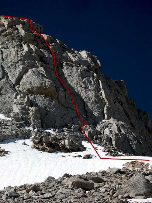 North Face, I, 5.3 (4 pitches)