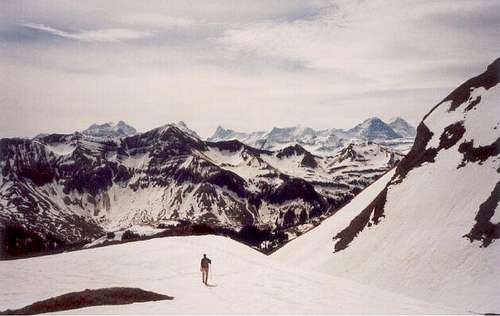 Panorama of Bernese Alps