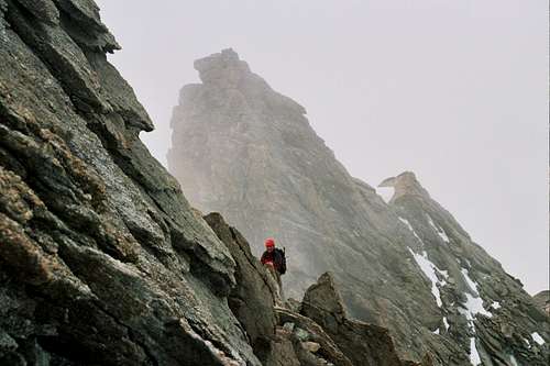Climbing Zinalrothorn