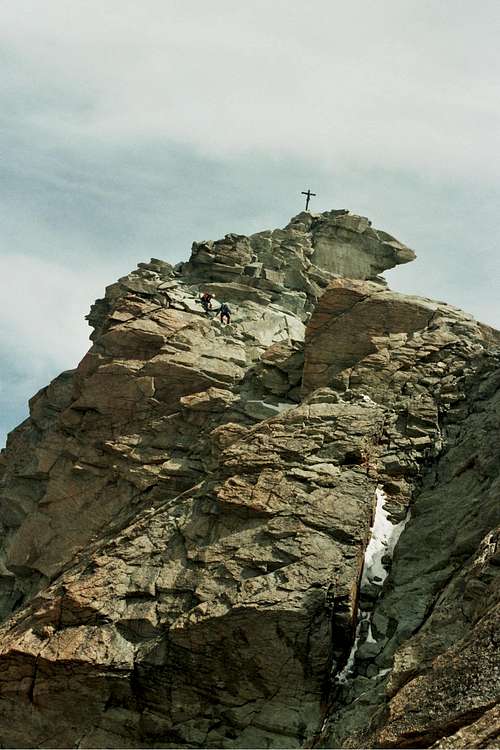 Climbing Zinalrothorn