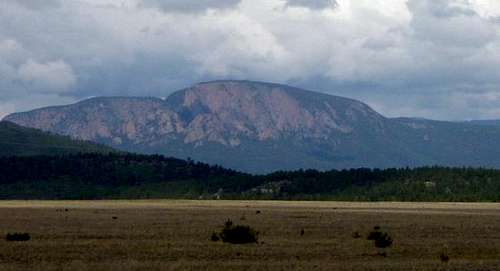 Hermit Peak as seen from the...