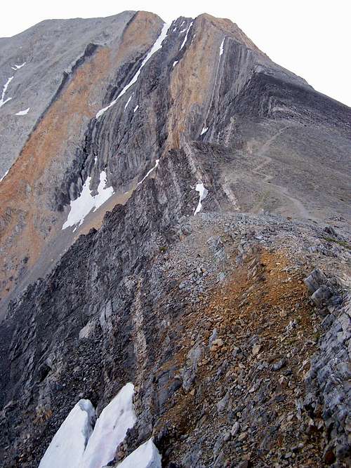 Chicken out Ridge/snowshelf